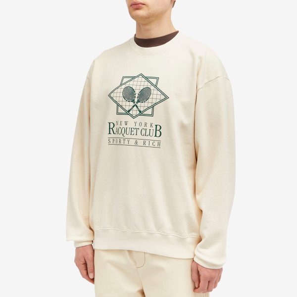 Sporty & Rich NY Racquet Club Crew Sweat