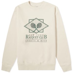 Sporty & Rich NY Racquet Club Crew Sweat