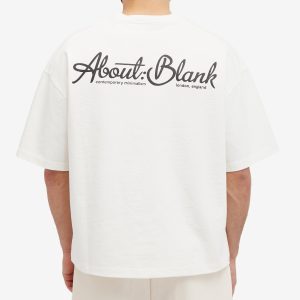 about:blank Banner Logo T-Shirt