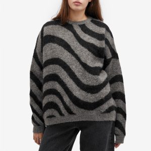 Fiorucci Black Candy Stripe Mohair Sweater