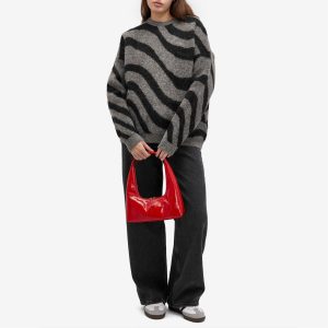 Fiorucci Black Candy Stripe Mohair Sweater