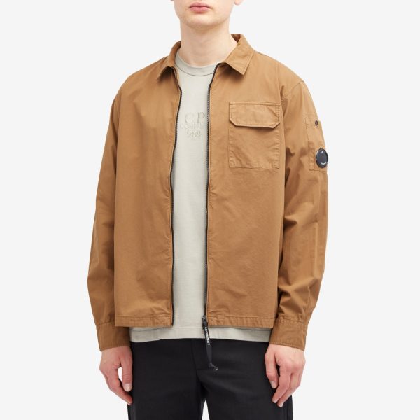 C.P. Company Organic Gabardine Zip Overshirt