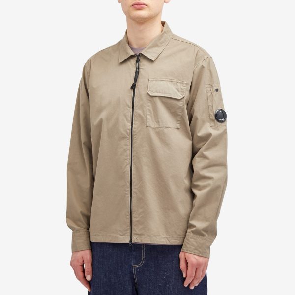 C.P. Company Organic Gabardine Zip Overshirt