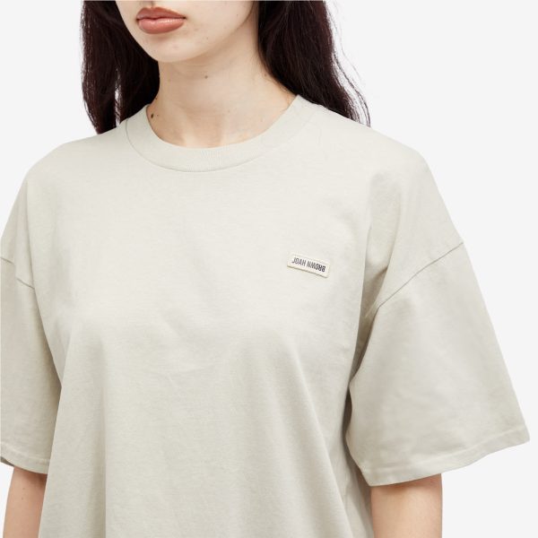 Joah Brown Oversized Logo T-Shirt