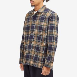 Universal Works Lake Cotton Check Easy Jacket