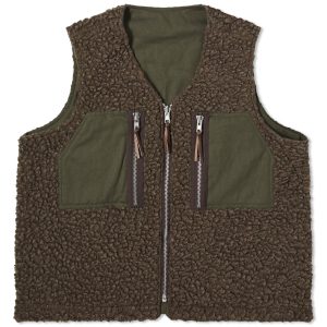 Café Mountain Reversible Mountain Fleece Vest