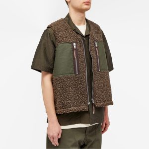 Café Mountain Reversible Mountain Fleece Vest