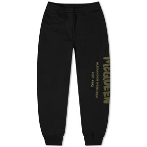 Alexander McQueen Graffiti Logo Sweat Pants