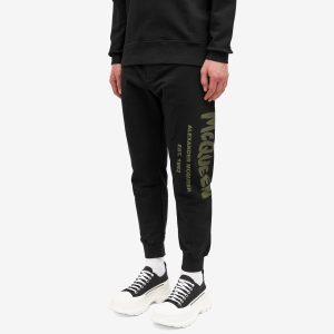 Alexander McQueen Graffiti Logo Sweat Pants