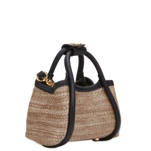 Max Mara Mini Marine Straw Bag