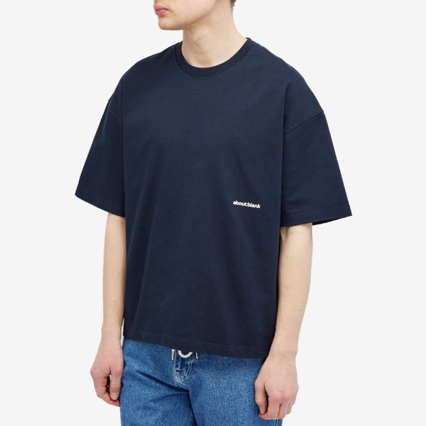 about:blank Box Logo T-Shirt - END. Exclusive