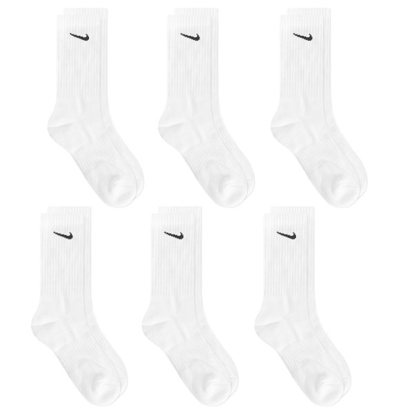 Nike Cotton Cushion Crew Sock - 6 Pack