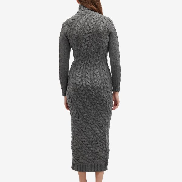 Max Mara Knitted Turtle Neck Maxi Dress