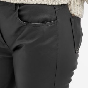 Weekend by Max Mara Leather Trousers