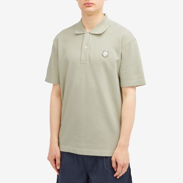 Maison Kitsune Bold Fox Head Patch Comfort Polo Shirt