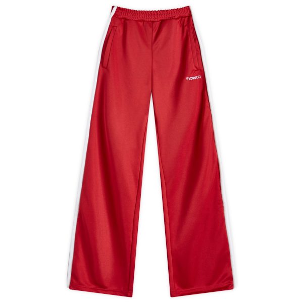 Fiorucci Red Puffy Piping Track Trousers