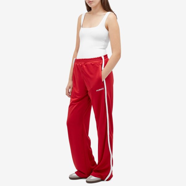 Fiorucci Red Puffy Piping Track Trousers