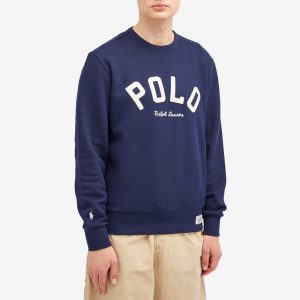 Polo Ralph Lauren College Logo Crew Sweatshirt