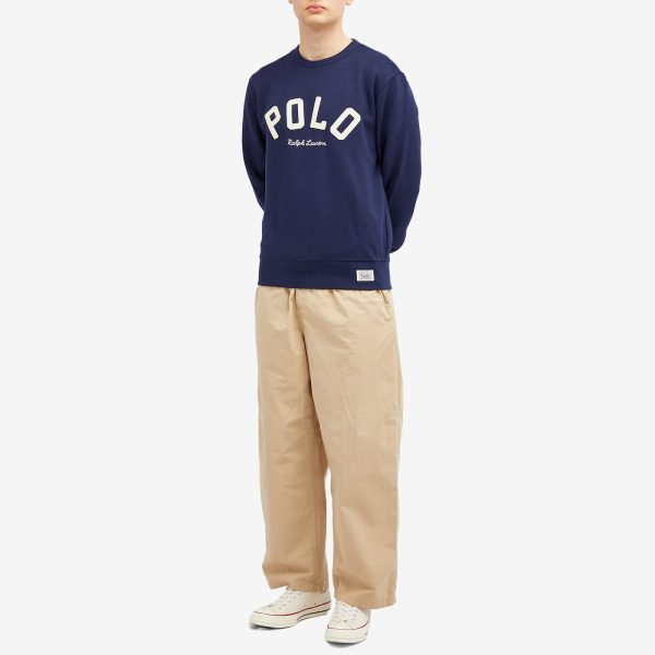 Polo Ralph Lauren College Logo Crew Sweatshirt