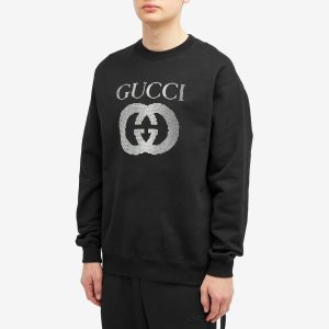 Gucci Interlocking Logo Crew Neck Sweatshirt