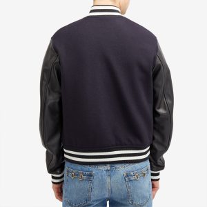 Gucci Wool & Leather Varsity Jacket