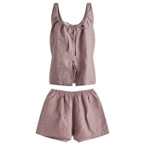 Deiji Studios Open Linen Short Set