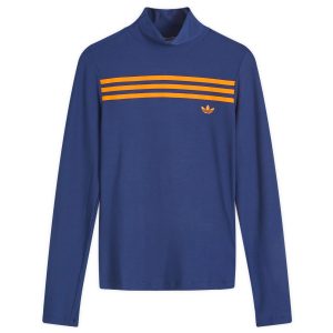 Adidas Long Sleeve 3 Striped T-Shirt