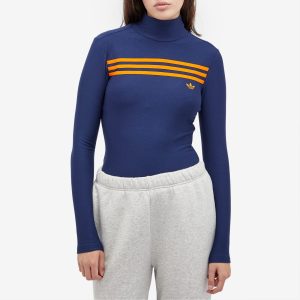 Adidas Long Sleeve 3 Striped T-Shirt