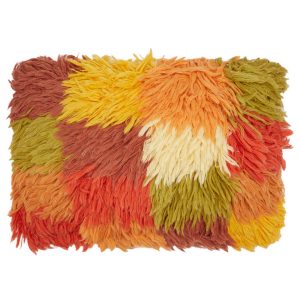 HKliving Fluffy Rag Cushion