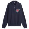 By Parra Flower Blob Knitted Polo Shirt