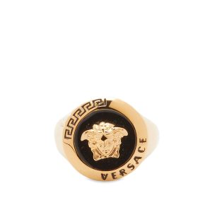 Versace Logo Medusa Signet Ring