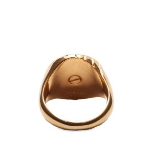 Versace Logo Medusa Signet Ring