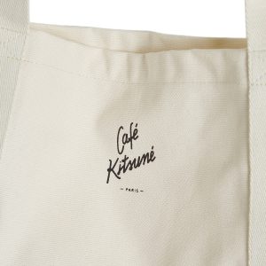 Maison Kitsune Café Kitsuné Fox Tote Bag