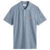 Maison Kitsune Fox Head Patch Regular Polo Shirt