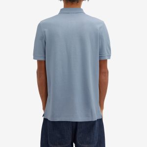 Maison Kitsune Fox Head Patch Regular Polo Shirt