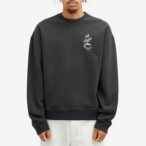 Maison Kitsune Café Kitsuné Coffee Cup Relaxed Sweatshirt