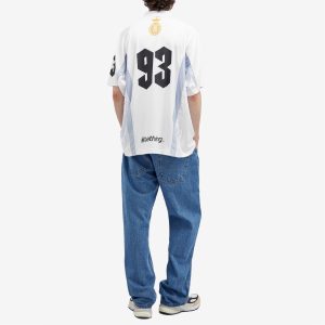 A Bathing Ape Logo Relaxed Soccer Jersey