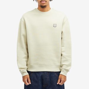 Maison Kitsune Bold Fox Head Patch Comfort Crew Sweatshirt