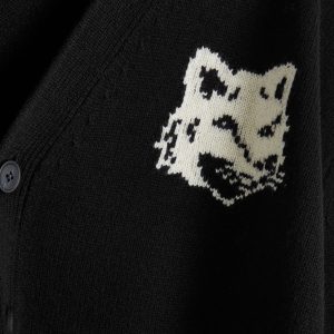 Maison Kitsune Fox Head Intarsia Comfort Cardigan