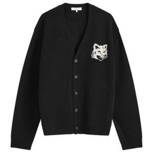 Maison Kitsune Fox Head Intarsia Comfort Cardigan