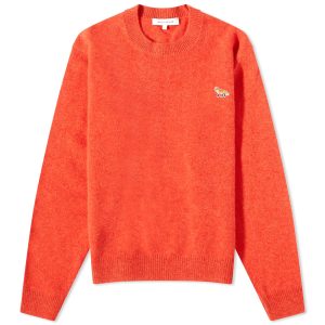 Maison Kitsune Baby Fox Patch Crew Knit