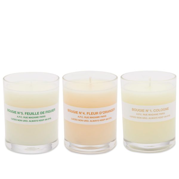 A.P.C. Mini Candle Set - 3 Pack