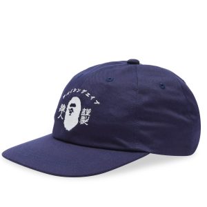 A Bathing Ape Japanese Motif Panel Cap