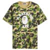 A Bathing Ape All Over ABC Camo College T-Shirt