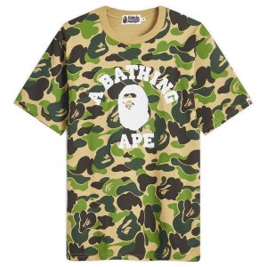 A Bathing Ape All Over ABC Camo College T-Shirt