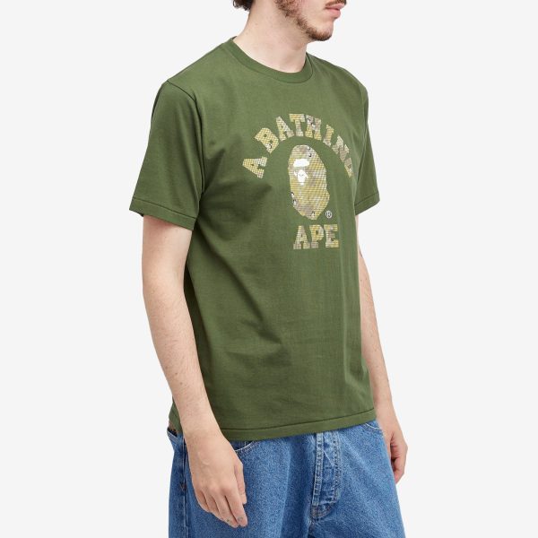 A Bathing Ape Bitmap College T-Shirt