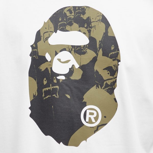 A Bathing Ape Shark College Logo T-Shirt