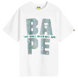 A Bathing Ape Bitmap Logo T-Shirt