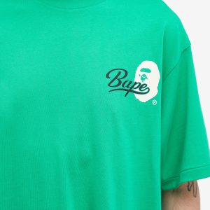 A Bathing Ape Cursive College Logo T-Shirt