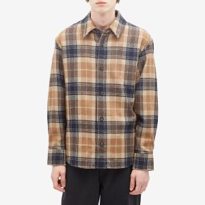 A.P.C. Bobby Wool Plaid Overshirt